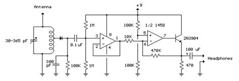 How To Build Simple Op Amp Radio Circuit Diagram