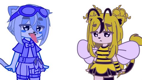 I Made Candy Cat And Bee Cat From Poppy Playtime In Gacha Club In My Style Youtube