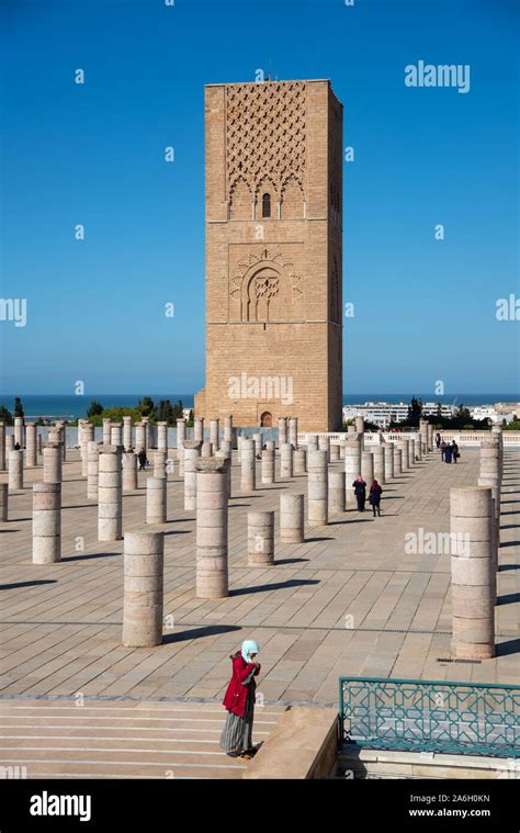 Old Hassan Tower In Rabat Morocco Stock Photo Alamy