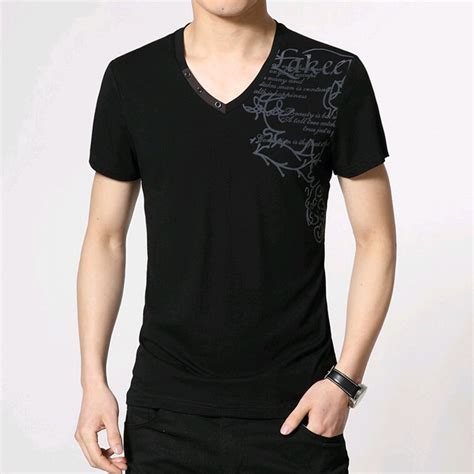 High Quality 4xl5xl Tshirt Men Brand New V Neck Casual T Shirt