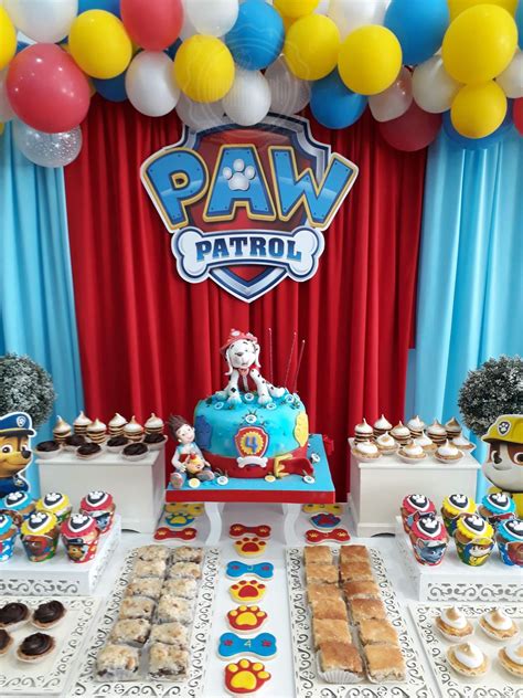 4 Th Years Paw Patrol Joaquin Birthday Party Ideas Photo 1 Of 7