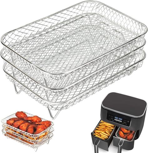 Amazon Bykitchen Air Fryer Rack For Ninja Dual Air Fryer Pcs