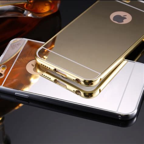 Accessories Iphone 66s Aluminum Mirror Case Golden Poshmark