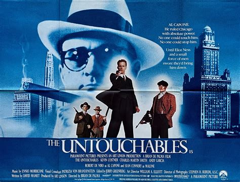 Original The Untouchables Movie Poster Al Capone Crime Gangsters