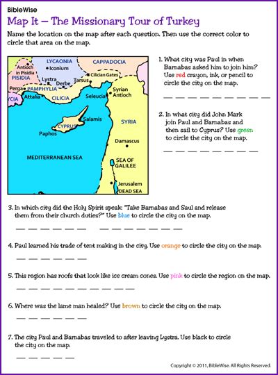 This journey is described in the bible's book of acts, chapters 15, 16, 17 and 18. Map It - Missionary Tour of Turkey: Paul | Bible: Paul ...