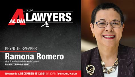 Ramona Romero Pronunciará Un Discurso En El Evento Al DÍa Top Lawyers 2021 Al Día News