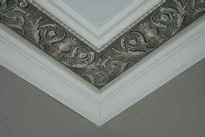 Crown molding prices by material. crown molding wallpaper border | Before painting the walls ...