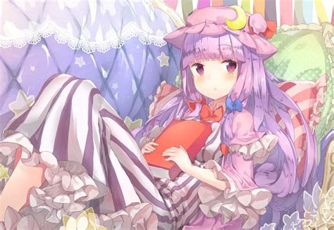 3840x2160px 4k Free Download ~patchouli Knowledge~ Colorful Anime