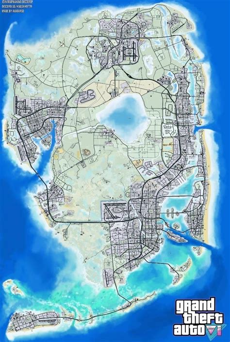 Gta Map Leaks Vice City Locations Where Will Gta Be Set
