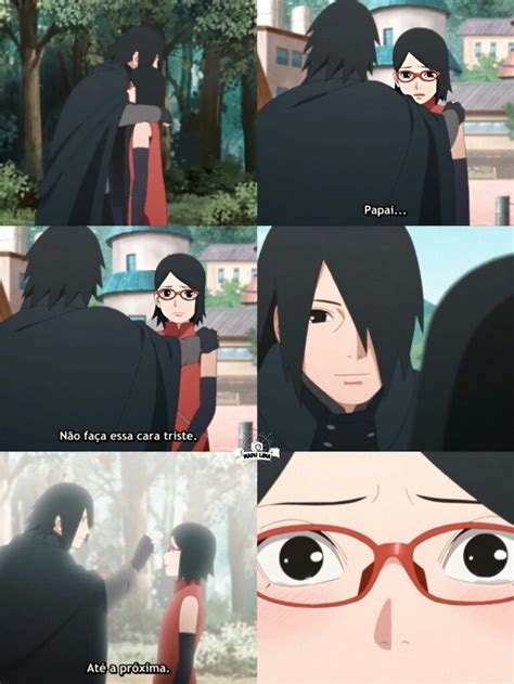 Tirinha Boruto New Generation Sarada E Sasuke Uchiha Anime Naruto