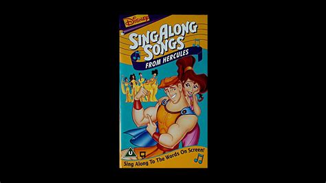 Sing, dance, and play along with your favorite disney songs! Digitized Disney's Sing Along Songs from Hercules - in full (UK VHS 1997) - YouTube