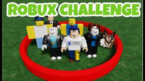 Last To Leave The Circle Gets Robux Roblox Robux Challenge Youtube