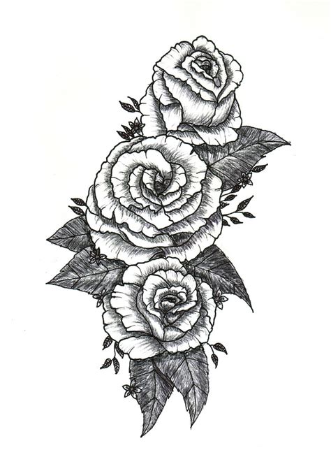 Dibujos De Rosas Para Dibujar