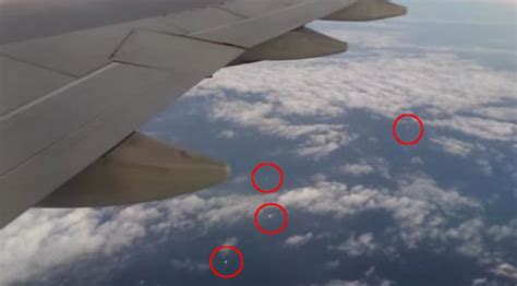At Least 8 Mystery Ufos Caught On Camera By Plane Passenger Hovering
