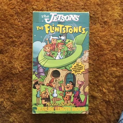 The Jetsons Meet The Flintstones Vhs Warner Bros Rare Picclick