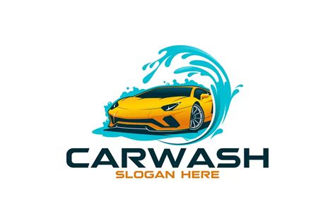 Car Wash Logo Template Creative Illustrator Templates Creative