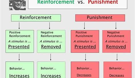 reinforcement and punishment chart
