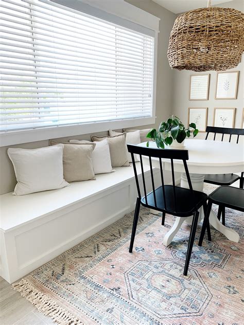 How To Build A Banquette Dining Bench Lemon And Bloom Dining Room