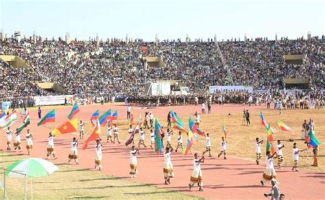 Ethiopians Celebrating Nations Nationalities And Peoples Day In