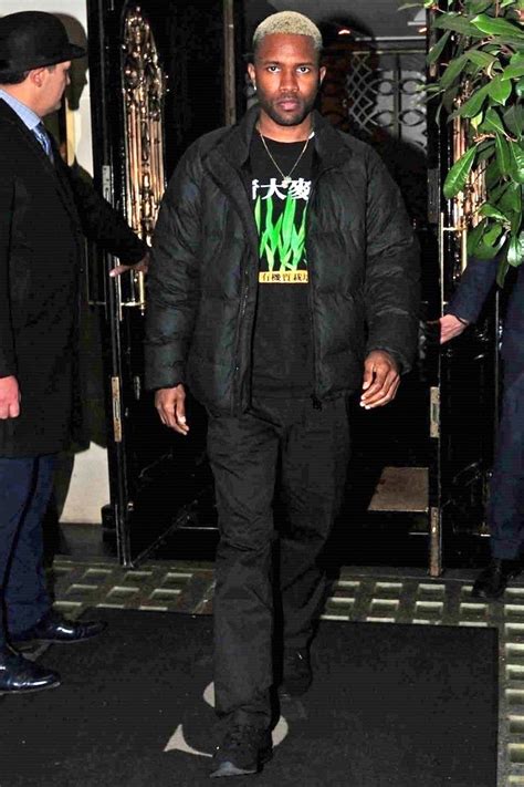Frank Ocean Makes A Rare Public Appearance In The Perfect Puffer
