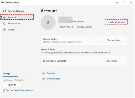 Add Manage And Sync Multiple Onedrive Accounts In Windows 10