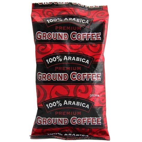 100 Arabica Ground Coffee Bold Roast 25 Oz 84 Ct