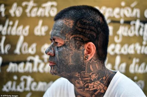 Former Gang Members In An El Salvadorian Prison Cross Through Their