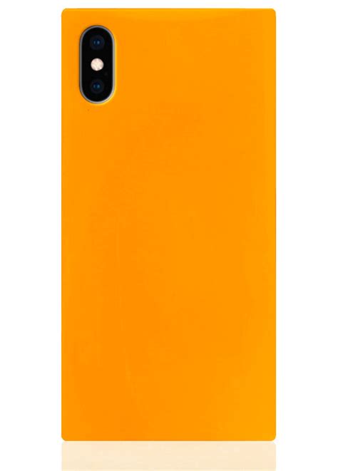 Neon Orange Iphone Case The Square Phone Case Flaunt Cases