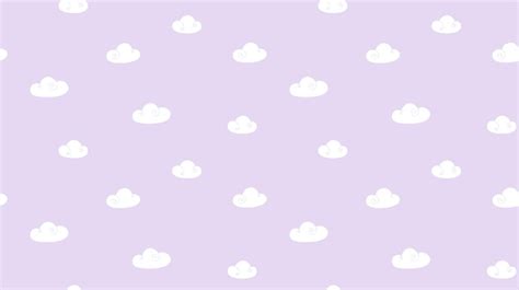 Premium Vector Lilac Clouds Seamless Vector Pattern Cute Purple