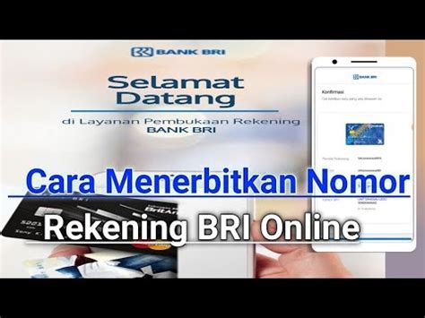 Cara Bayar Setoran Awal Buka Rekening Bri Online Di Atm Youtube