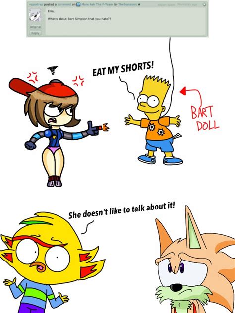 Ask The F Team Bart Simpson By Theiransonic On Deviantart