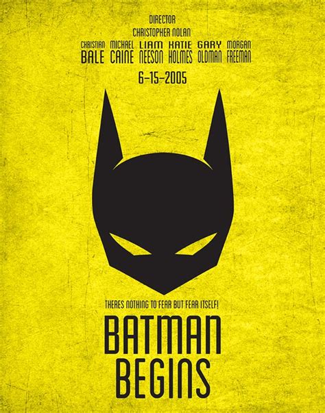 Batman Begins Movie Poster By Maurice Mayfield Via Behance Batman