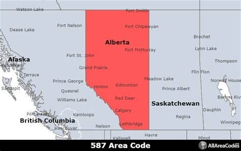 587 Area Code - Location map, time zone, and phone lookup