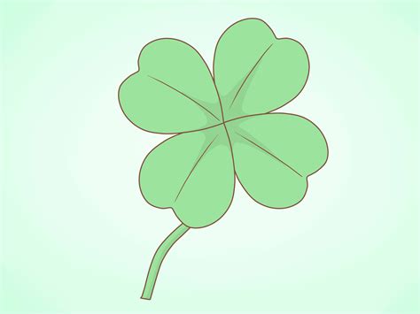 How To Draw A Clover 11 Steps With Pictures Wikihow
