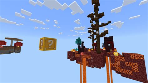 Lucky Block Skyblock By Pixelusion Minecraft Marketplace Map