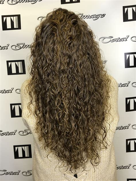 Curly spiral perm grey/white rods alternate | Spiral perm long hair, Spiral perm, Long hair styles