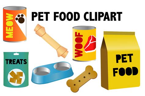 Pet Food Clipart Graphic By Mine Eyes Design · Creative Fabrica