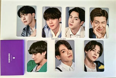 Bts Samsung Official Photocard Complete Set Hobbies And Toys Memorabilia And Collectibles K Wave