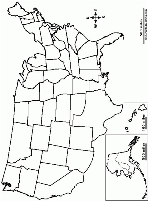 To print or copy usa maps regions of the united states physical outline maps of the us blank outline maps of the fifty states of the us blank map physical, image source: Blank Map Of The United States With Numbers | Printable Map