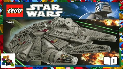 Lego Instructions Star Wars 7965 Millennium Falcon Book 1 Youtube
