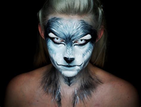 Western Werewolf Halloween Makeup Tutorial Werewolf Makeup