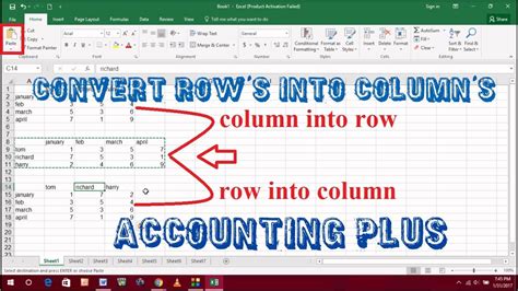 How To Convert Rows To Columns In Microsoft Excel Spreadsheet Excel Hot Sex Picture