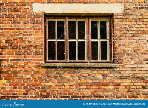 Old Window In A Brick Wall Stock Photo Image Of Europe Wood 164199626