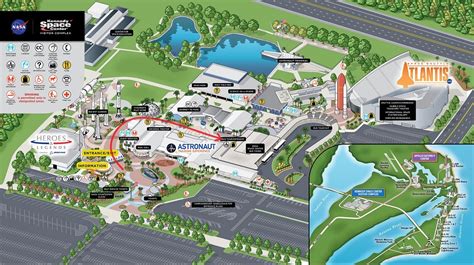 Nasa Space Center Map