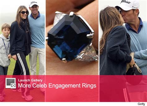 Elizabeth Hurley Shows Off Massive Engagement Ring