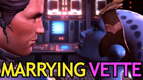 SWTOR Romance Marrying Banging Vette Light Side Sith Warrior YouTube