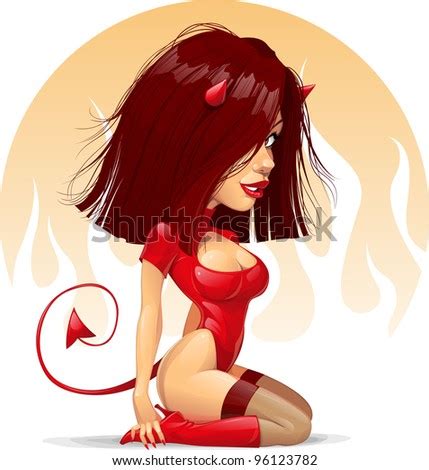 Sexy Devil Vector Illustration Shutterstock
