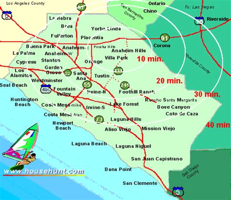 Anaheim Map Travelsfinderscom