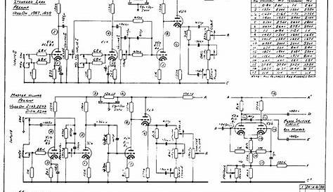 Marshall Jcm 900 Circuit Diagram - diagram wiring power amp