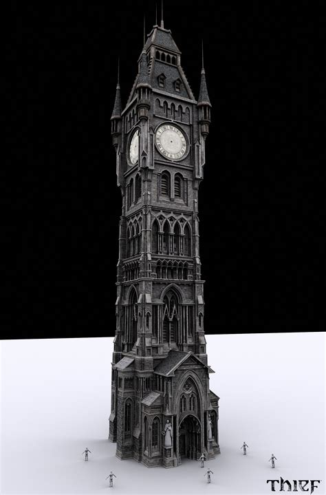 Victorian Clock Tower 3d Model Ubicaciondepersonascdmxgobmx